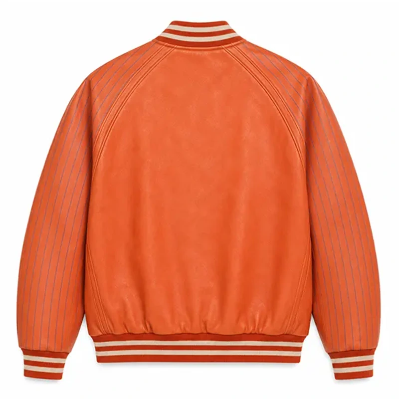 Pelle Pelle For The City Of Knicks Leather Varsity Jacket - Image 2