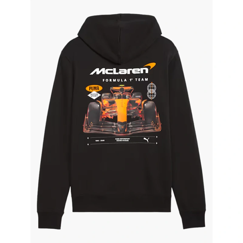 Puma x McLaren Racing Graphic Black Hoodie - Image 2