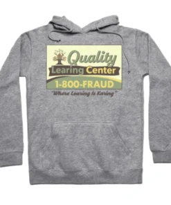 Quality Learing Center Gray Pullover Hoodie