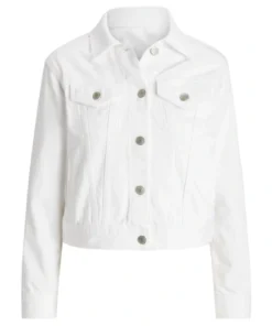 Ralph Lauren Denim White Trucker Jacket