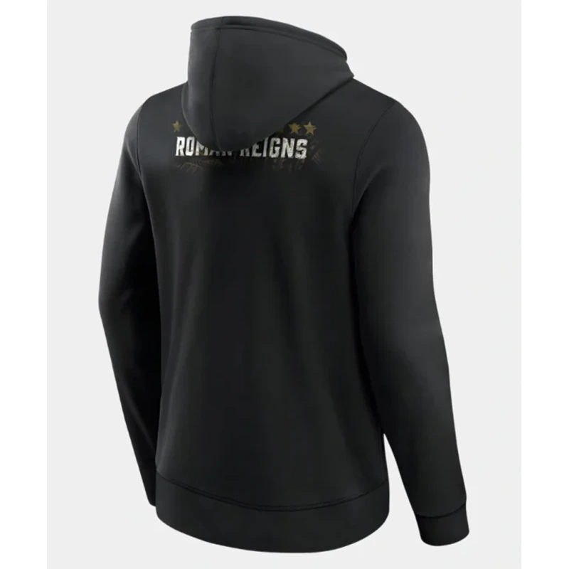 Roman Reigns Tribal Logo Pullover Black Hoodie - Image 3