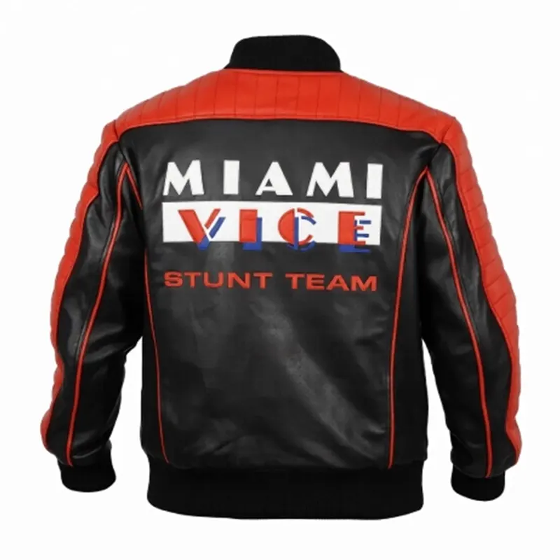 Ryan Gosling Miami Vice Stunt Team Leather Jacket - Image 2