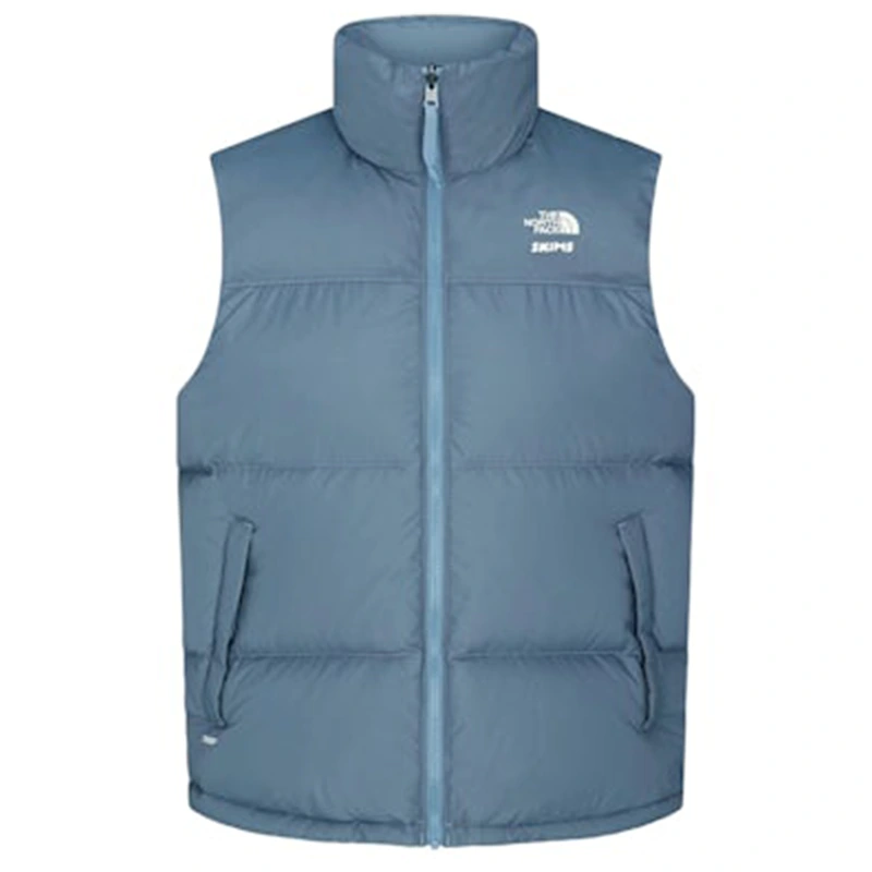 SKIMS x The North Face 1996 Nuptse Blue Vest