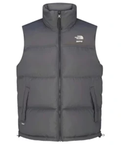 SKIMS x The North Face 1996 Nuptse Gray Vest