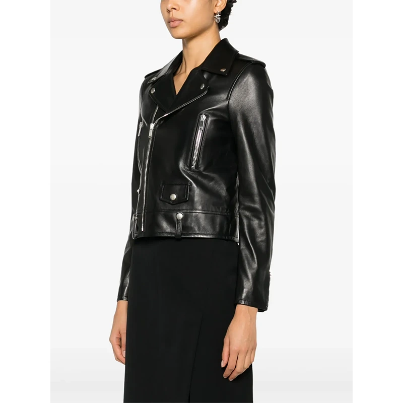 Saint Laurent Leather Jacket - Image 3