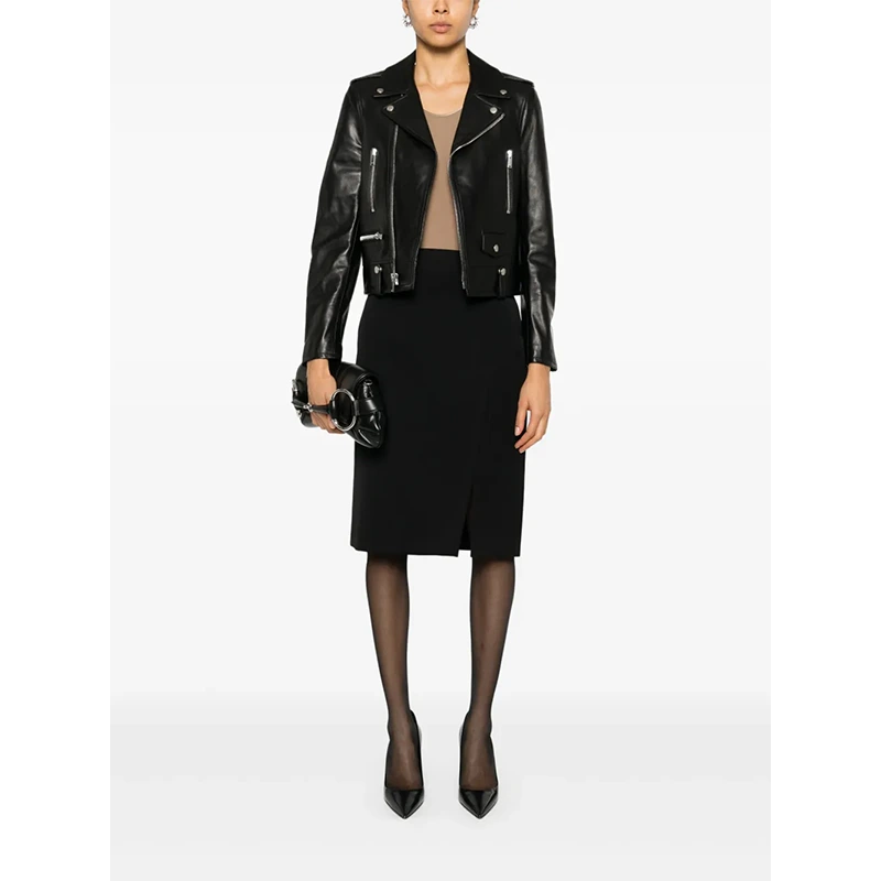 Saint Laurent Leather Jacket - Image 4