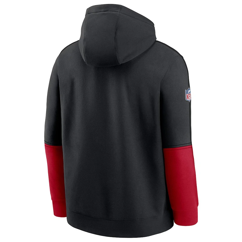 San Francisco 2024 Sideline Club Pullover Black Hoodie - Image 3