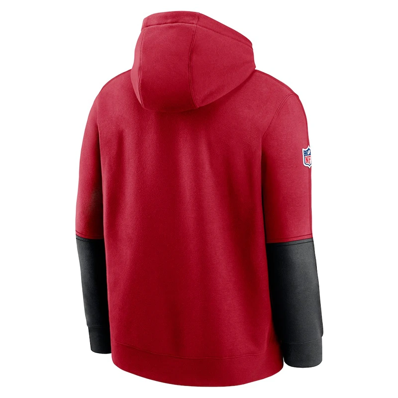 San Francisco 2024 Sideline Club Pullover Red Hoodie - Image 3