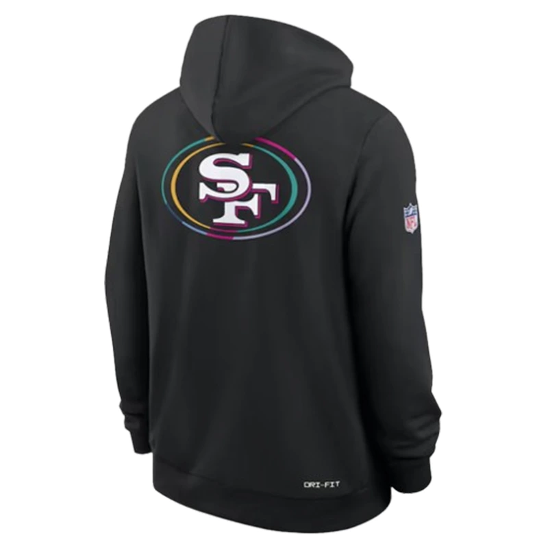 San Francisco 49ers 2025 Black Crucial Catch Hoodie - Image 3