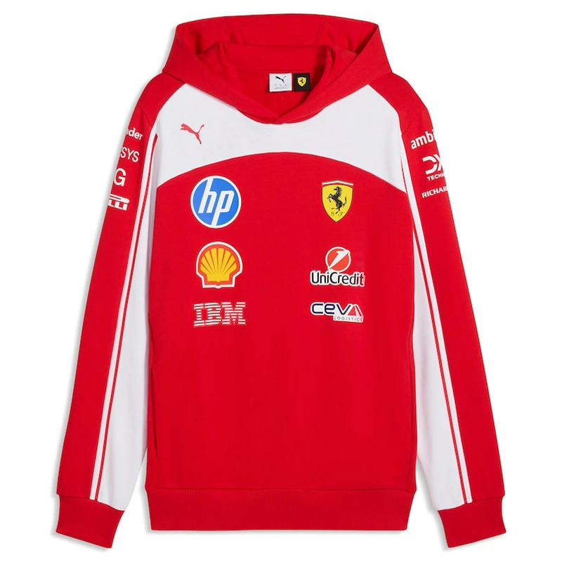 Scuderia Ferrari 2026 Team Red Hooded Sweat
