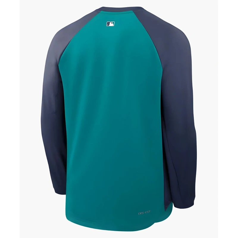 Seattle Mariners Nike Teal Pullover Sweatshirt - Image 2