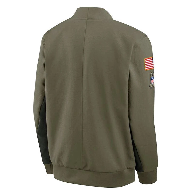 Seattle Seahawks 2025 Salute to Service Bomber Jacket - Image 3
