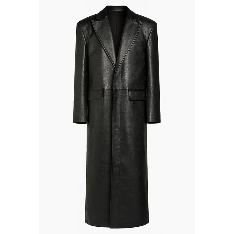 Seth Rollins Monday Night RAW Black Leather Long Coat