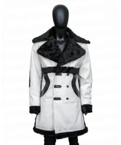 Seth Rollins RAW White Leather Coat