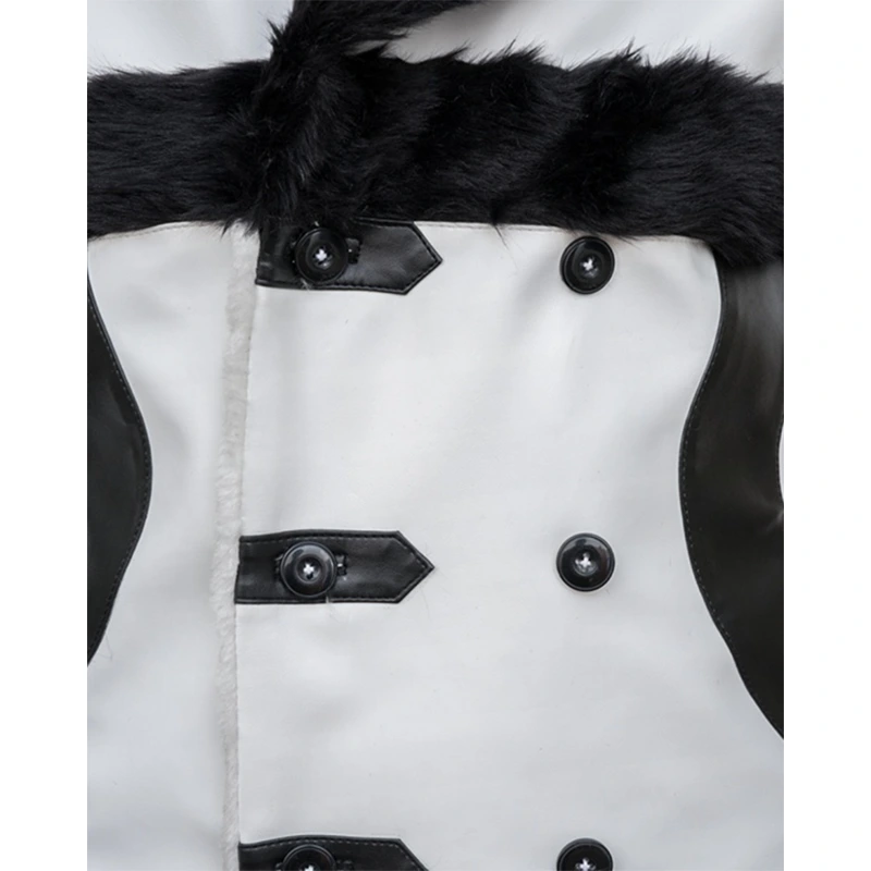 Seth Rollins RAW White Leather Coat - Image 4
