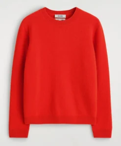 Shrinking S03 Christa Miller Crewneck Red Sweater