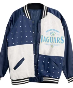 Southern University Jaguars Inner Drive Varsity Rhinestone Navy Jacket