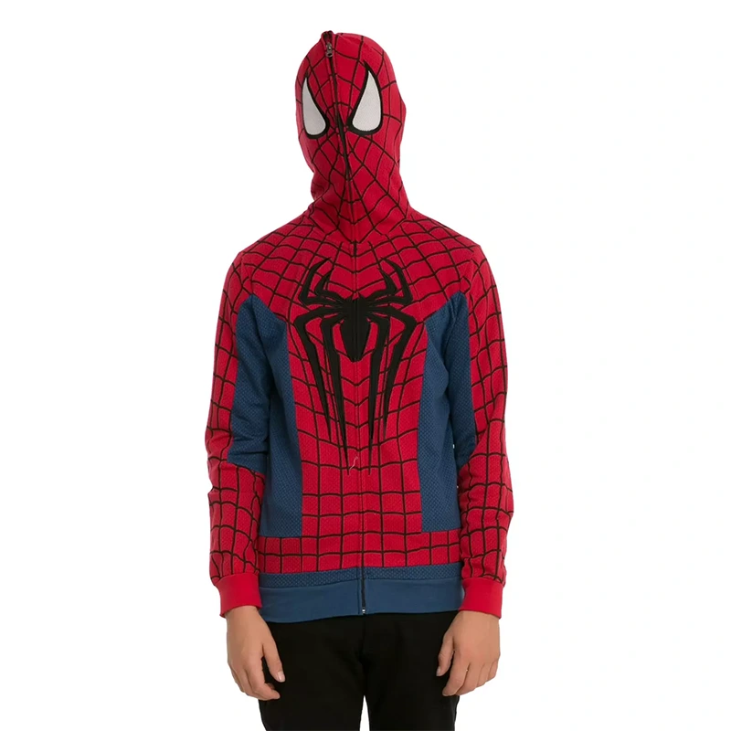 Spiderman Zip Up Hoodie