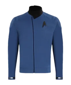 Star Trek Spock Ethan Peck Blue Jacket