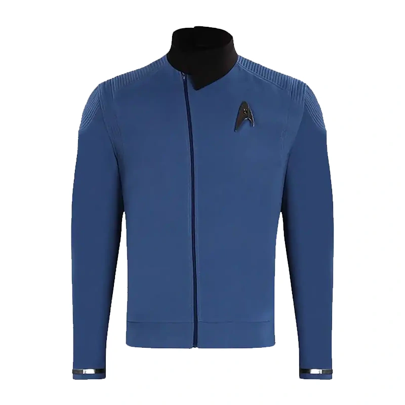 Star Trek Spock Ethan Peck Blue Jacket