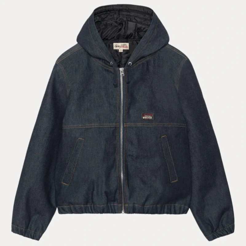 Stussy Insulated Work Jacket Raw Denim
