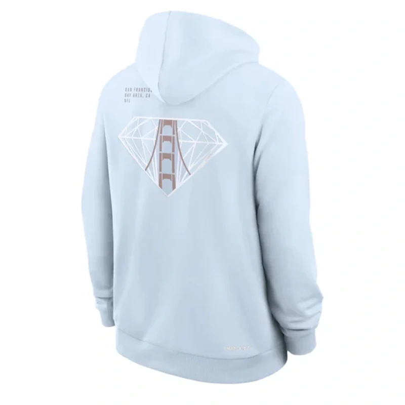 Super Bowl LX Ultra Light Blue Hoodie - Image 2