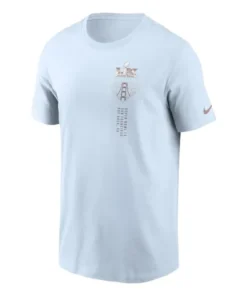 Super Bowl LX Ultra Light Blue T-Shirt