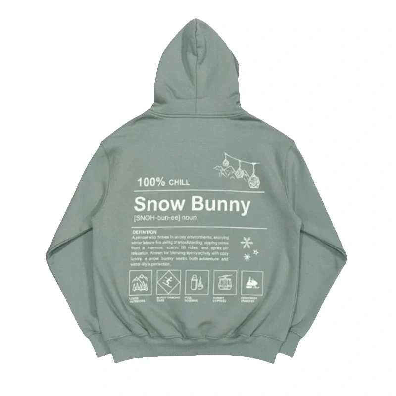 Target Snow Bunny Pullover Fleece Hoodie - Image 2