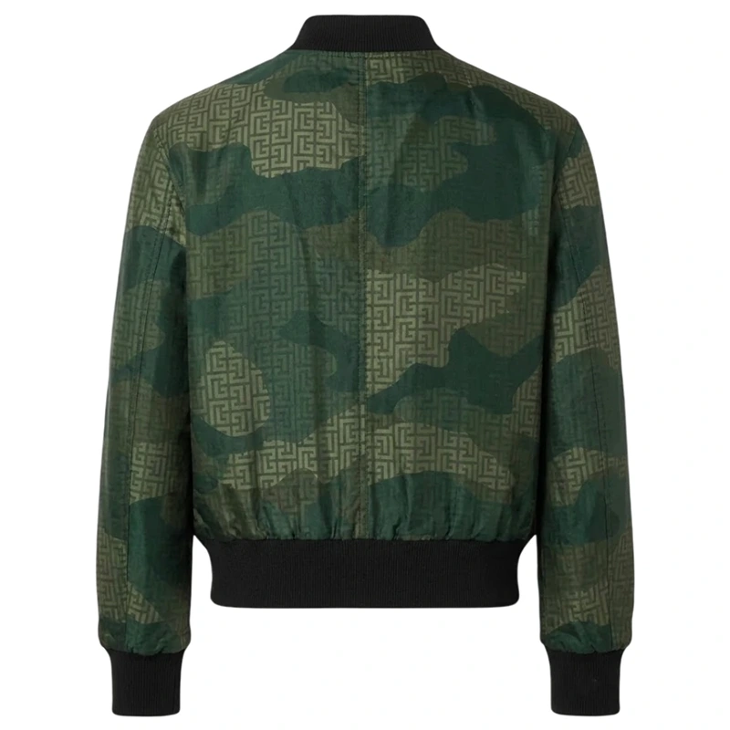 The Voice S28 Michael Buble Camo Bomber Jacket - Image 2
