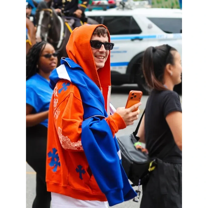 Timothée Chalamet Knicks Parade Hoodie - Image 4