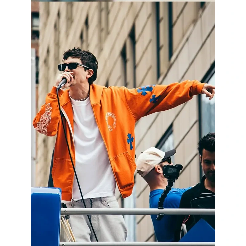Timothée Chalamet Knicks Parade Hoodie - Image 2