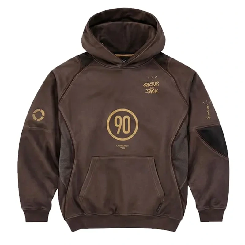 Travis Scott Cactus Jack x Total 90 Earth Brown Hoodie