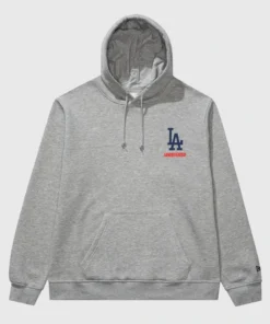 Undefeated x NE x Dodgers Stacked Logo Hoodie