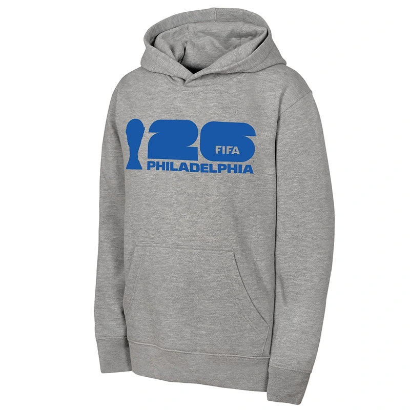 Unisex 2026 World Cup Philadelphia Grey Hoodie - Image 2