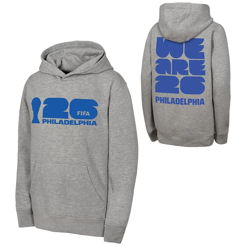 Unisex 2026 World Cup Philadelphia Grey Hoodie