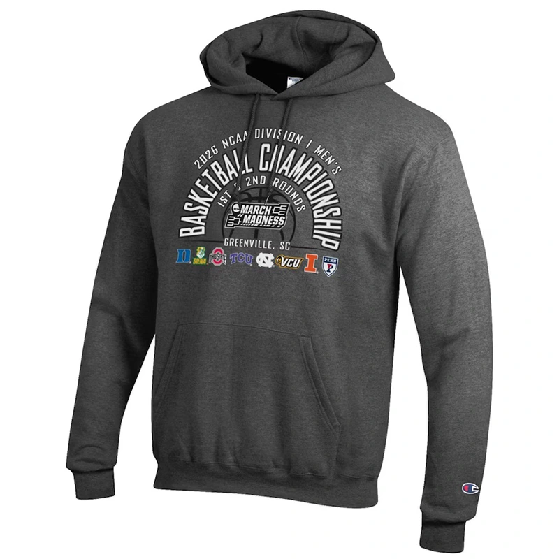 Unisex Champion Gray NCAA 2026 March Madness Greenville Hoodie - Image 2