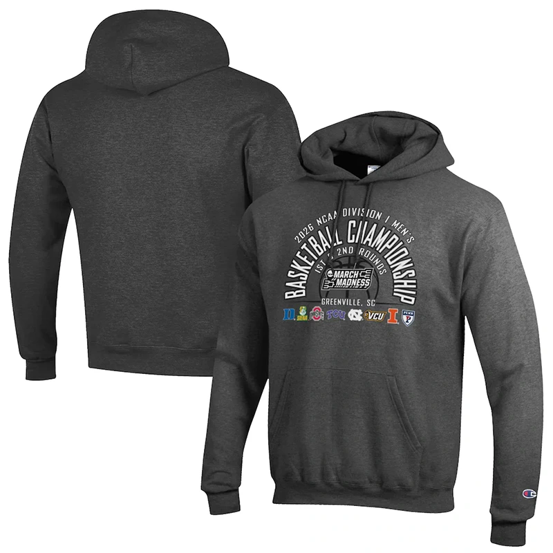 Unisex Champion Gray NCAA 2026 March Madness Greenville Hoodie