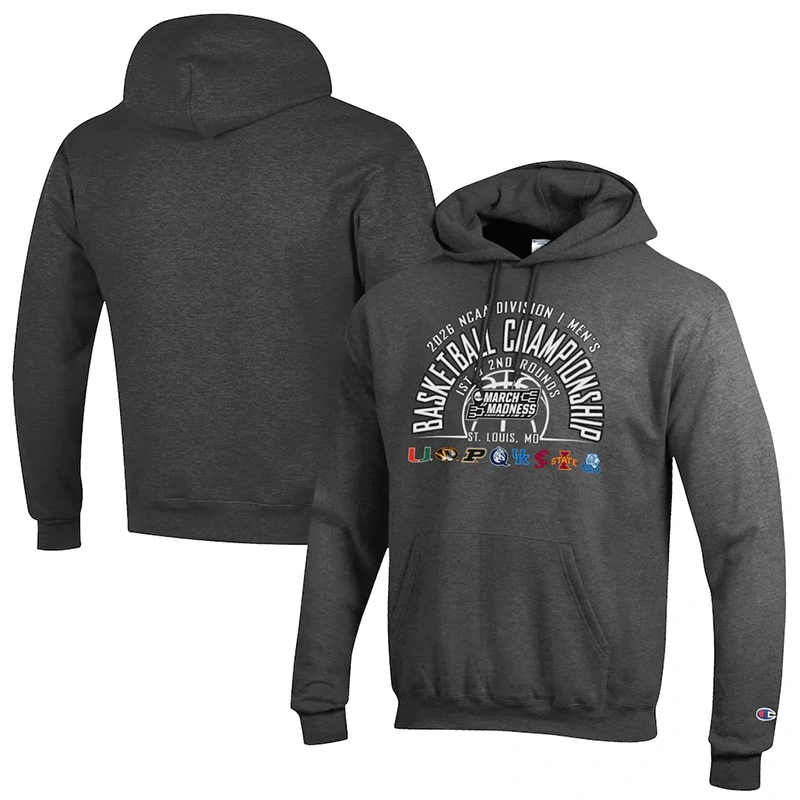 Unisex Champion Gray NCAA 2026 March Madness St. Louis Hoodie