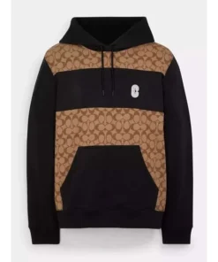 Unisex Coach Khaki Hoodie