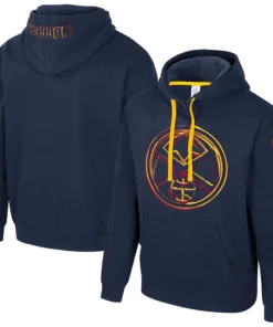 Unisex Denver Nuggets Stadium Essentials Navy Elementized Hoodie