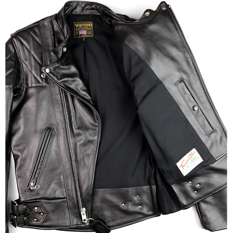 Vanson Leather Jacket - Image 2