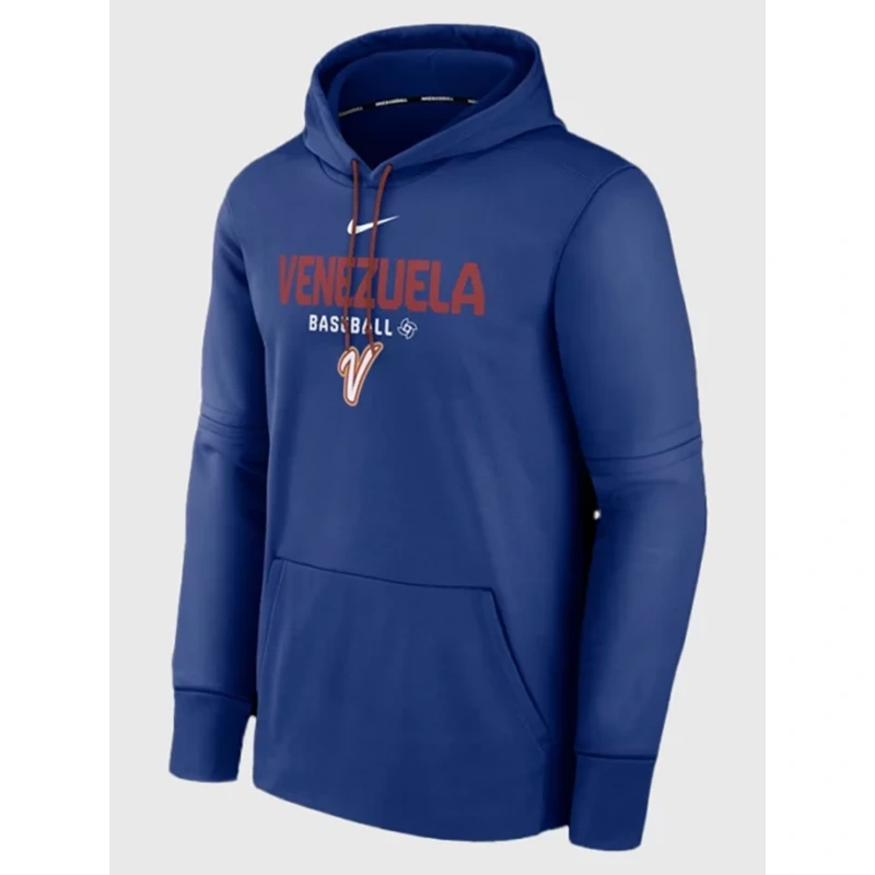 Venezuela 2026 World Baseball Classic Blue Hoodie - Image 2