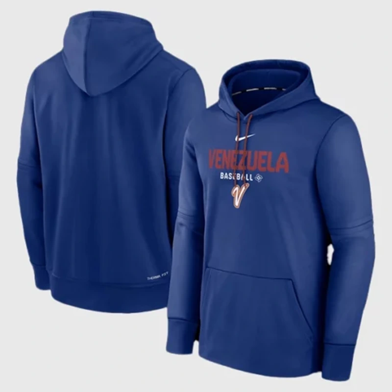Venezuela 2026 World Baseball Classic Blue Hoodie