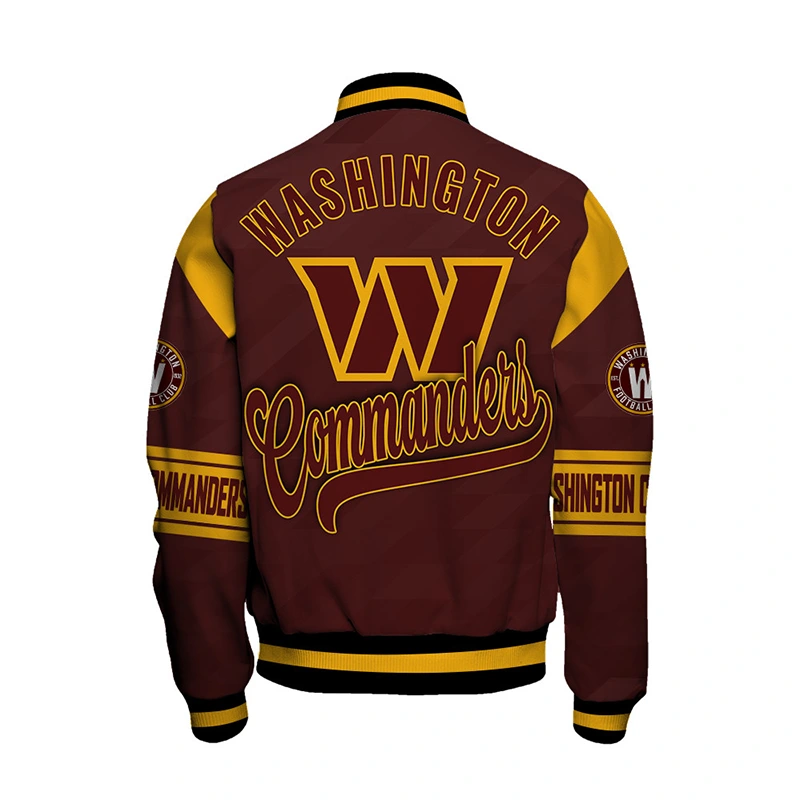Washington Commanders American Football League Varsity Jacket - Image 3