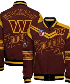 Washington Commanders American Football League Varsity Jacket