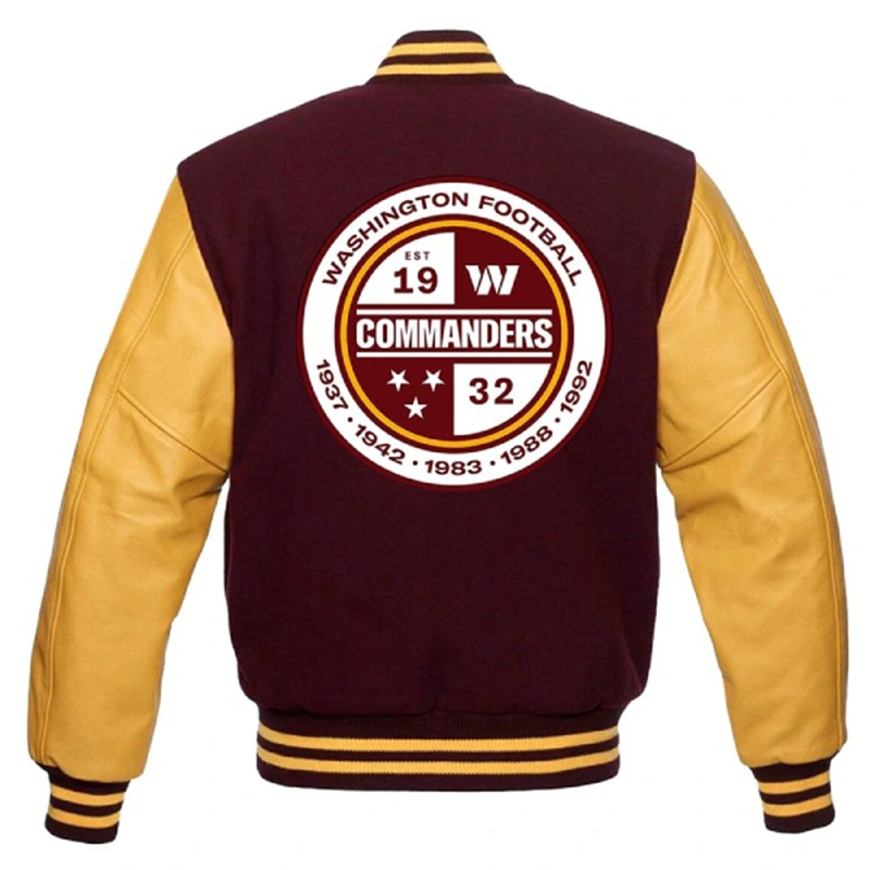 Washington Commanders Letterman Jacket - Image 3
