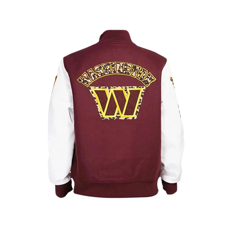 Washington Commanders Patches Varsity Jacket - Image 2