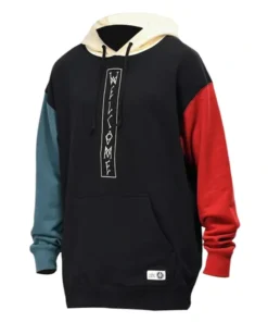 Welcome Black, Blue & Red Hoodie