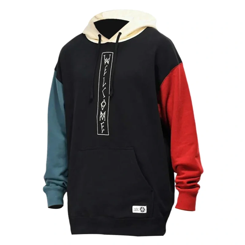 Welcome Black, Blue & Red Hoodie