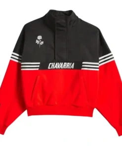 Willy Chavarria Half-Zip Pullover Jacket